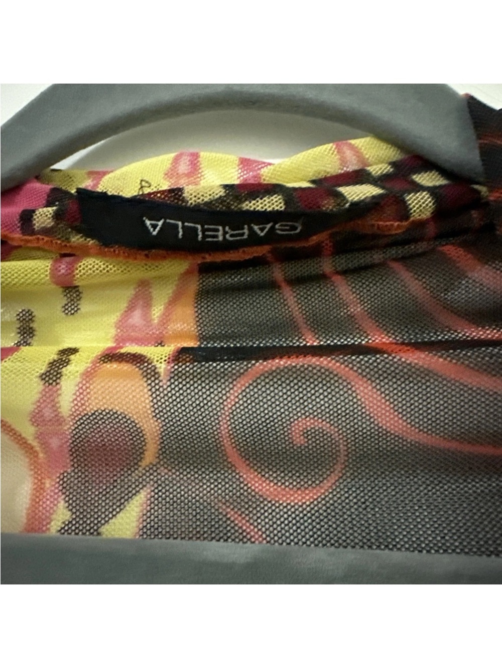GARELLA One Size Sheer Boho Shawl/wrap Colorful Great Condition - Picture 8 of 8